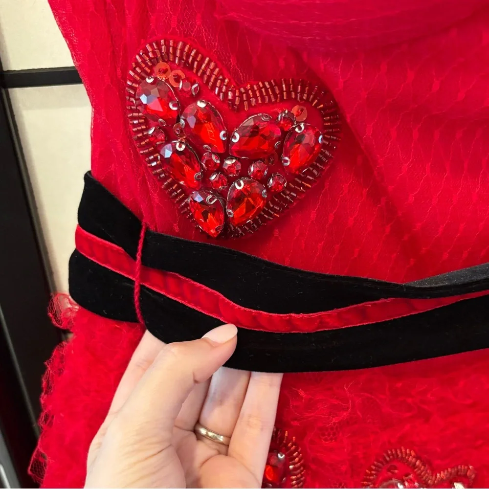 Teuta Matoshi Red Gown ❤️ - Picture 6 of 15